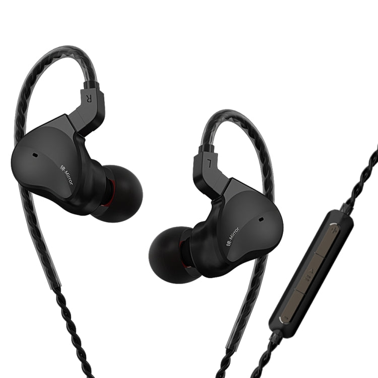 Écouteurs filaires HiFi CVJ Mirror Hybrid Technology, sans micro, avec micro